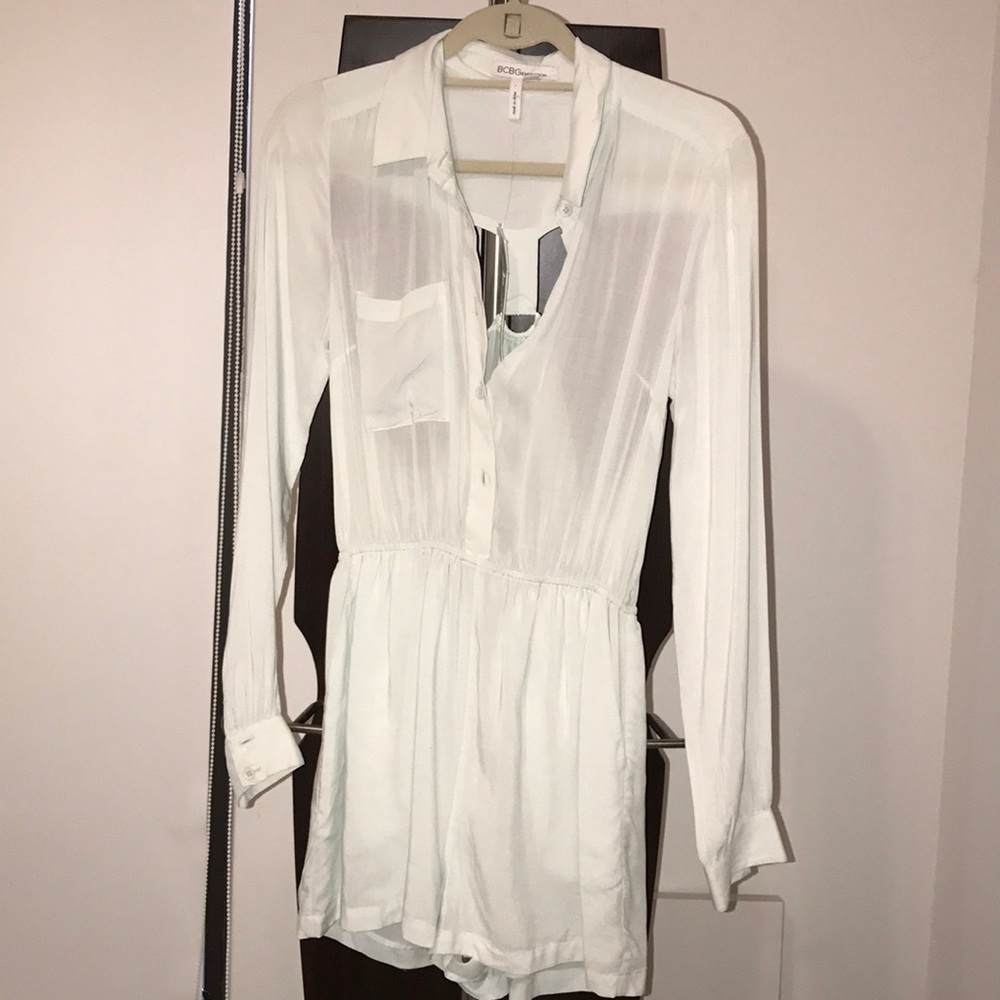 Light green BCBGeneration Romper